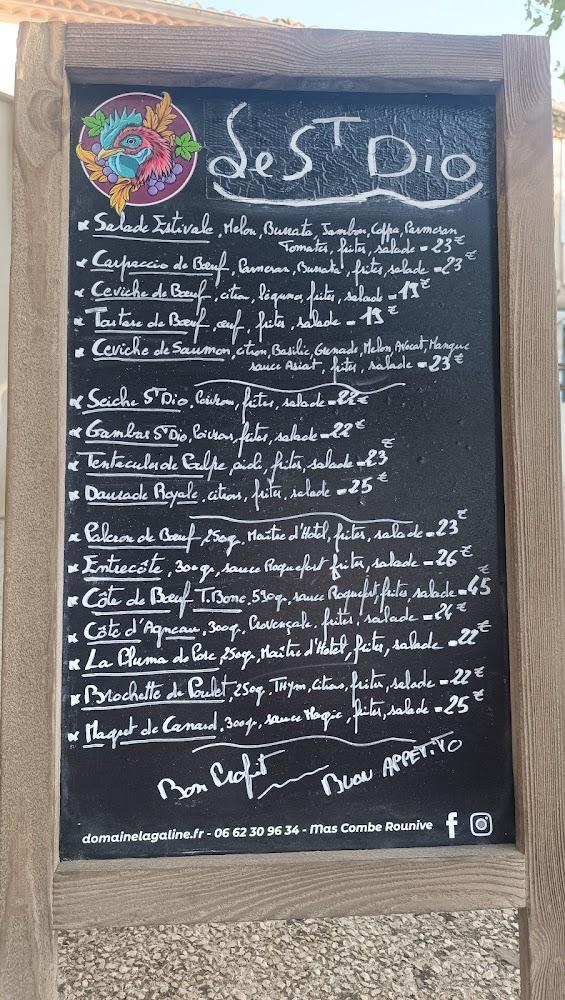 LE ST DIO - Menu Image 1